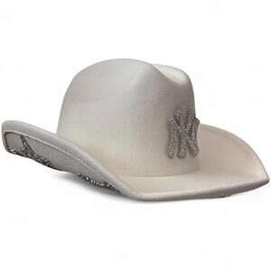 New York Yankees NY rhinestone cowboy hat with stars